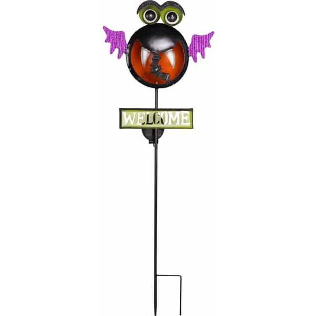 MICA Living Pflanzenstecker Halloween - Fledermaus mit Solar LED - ca. 24 x 9 x 80,5 cm