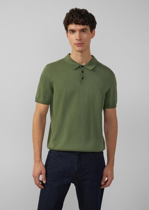 Produktbild s.Oliver Strickpullover Feinstrick-Poloshirt aus Baumwoll-Modalmix (M)