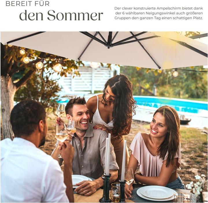 Produktbild tectake Ampelschirm (3 m)