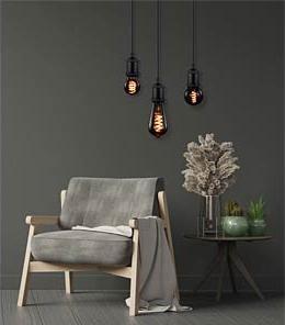 Produktbild Luxula LED-Filament-Lampe, SPIRAL, Globe, E27, 4W, 40lm, 1800K, dimmbar (E27, 40 lm, 1x)