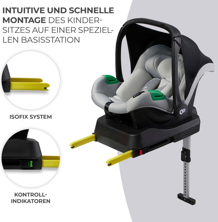 Actual product image KinderKraft Mink Pro + Base Mink FX (Reboarder, ECE R129/i-Size Standard)
