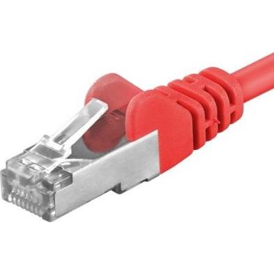 PremiumCord SP6ASFTP010R (S/FTP, CAT6a, 1 m), Netzwerkkabel