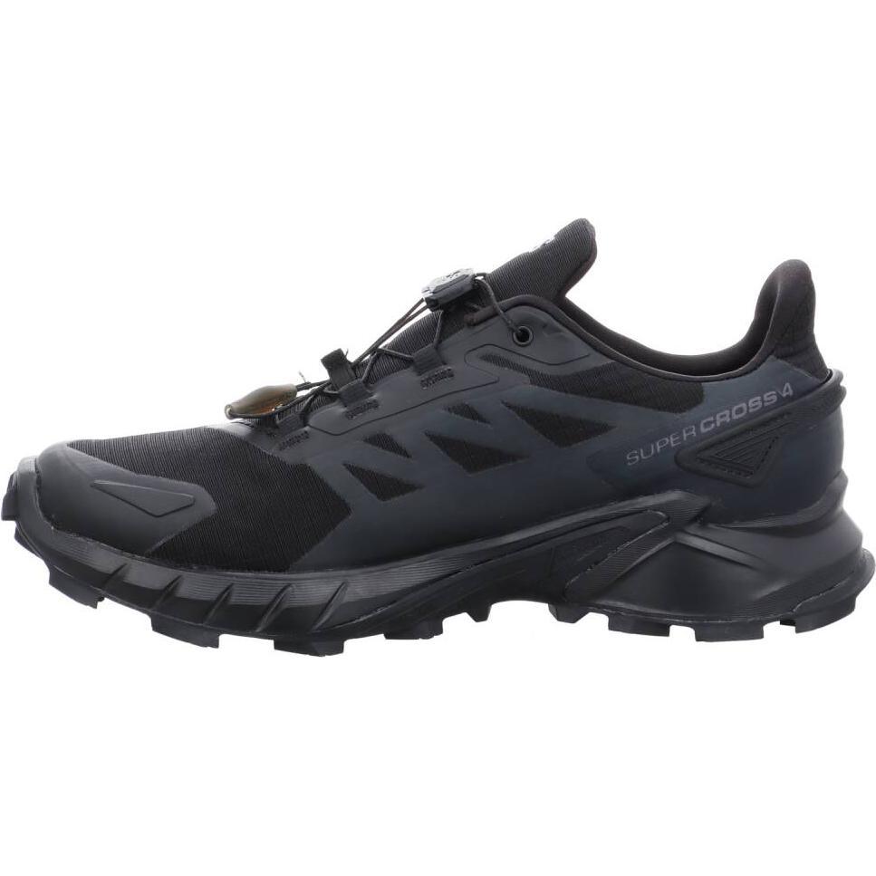 Salomon, Herren, Laufschuhe, Supercross 4 GORE-TEX (46 2/3), Schwarz
