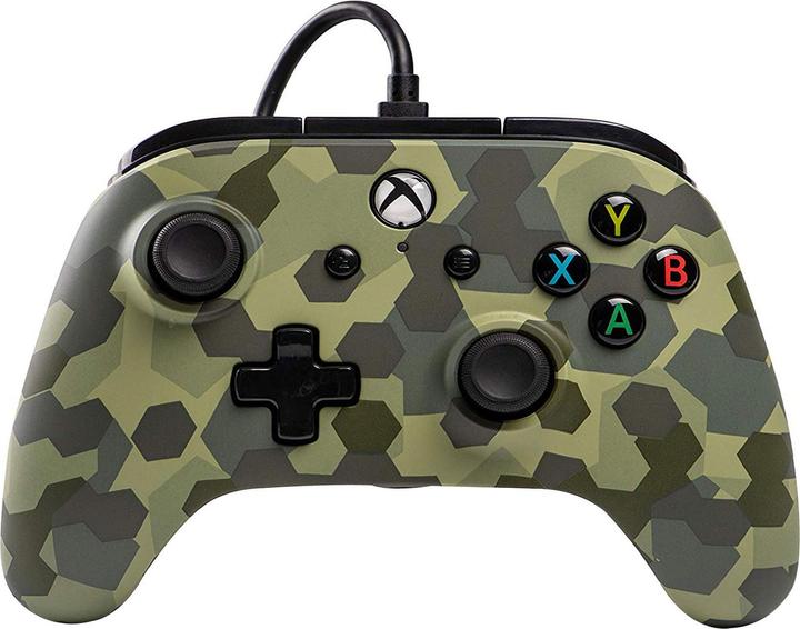 Image du produit PowerA Contrôleur filaire amélioré Deep Jungle Camo (Xbox One X, Xbox Series X, Xbox One S, Xbox Series S)