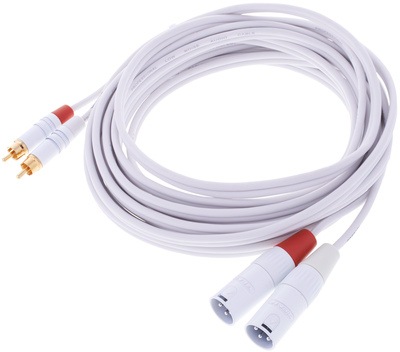 Produktbild Cordial CFU 3 MC SNOW - Unsym. Verbindungskabel / Zwillingskabel (3 m)