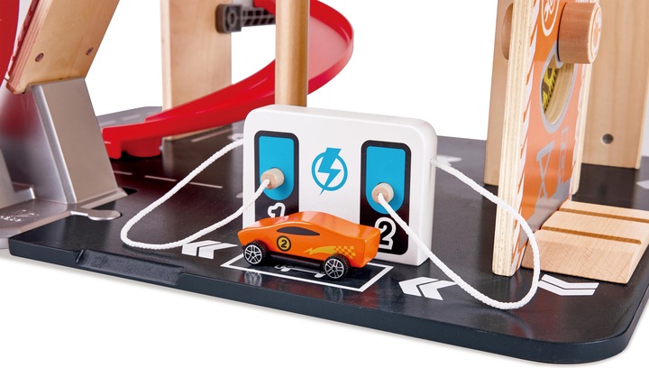 Produktbild Hape Stunt-Fahrbahn mit Ladestation