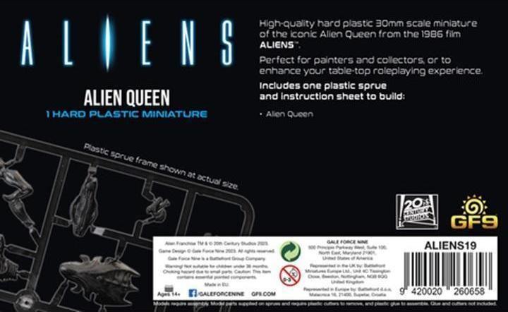 Produktbild Gale Force Nine Aliens: Alien Queen (2023) (Deutsch, Englisch, 2 - 4 Spieler)