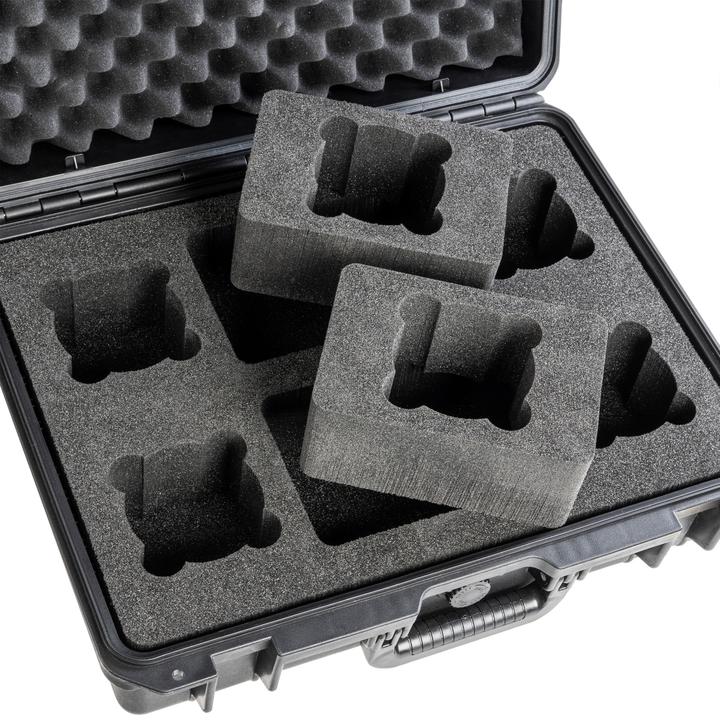 Actual product image mantona Insert 6 lenses outdoor protective case L