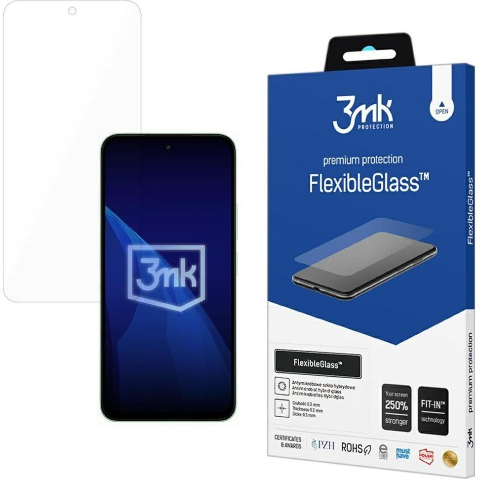 3Mk Trasparente Szkło Hybrydowe Flexibleglass Do Xiaomi Redmi 15 4G/15 5G (Xiaomi Redmi 15 5G), Pellicola Protettiva Smartphone,