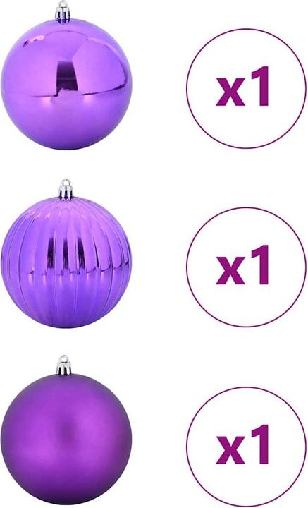 Produktbild vidaXL Weihnachtskugeln (15x)