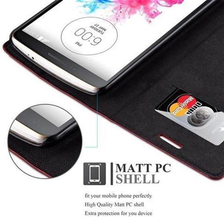 Productafbeelding Cadorabo Boek Onzichtbare Magneethoes (LG G3)