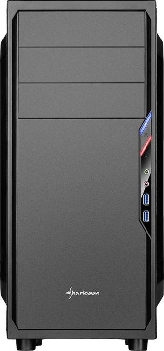 Produktbild Sharkoon VS4-V - Midi-Tower - PC - Schwarz - ATX - Micro-ATX - Mini-ITX - 16 cm - 38,5 cm (ATX)