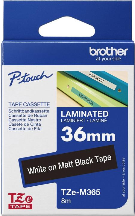 Immagine prodotto Brother TZe-M365 Opaco (3.60 cm, Nero)