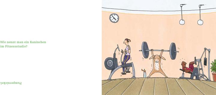Image du produit Wie nennt man ein Kaninchen im Fitnessstudio? (Allemand, Moni Port, 2019)