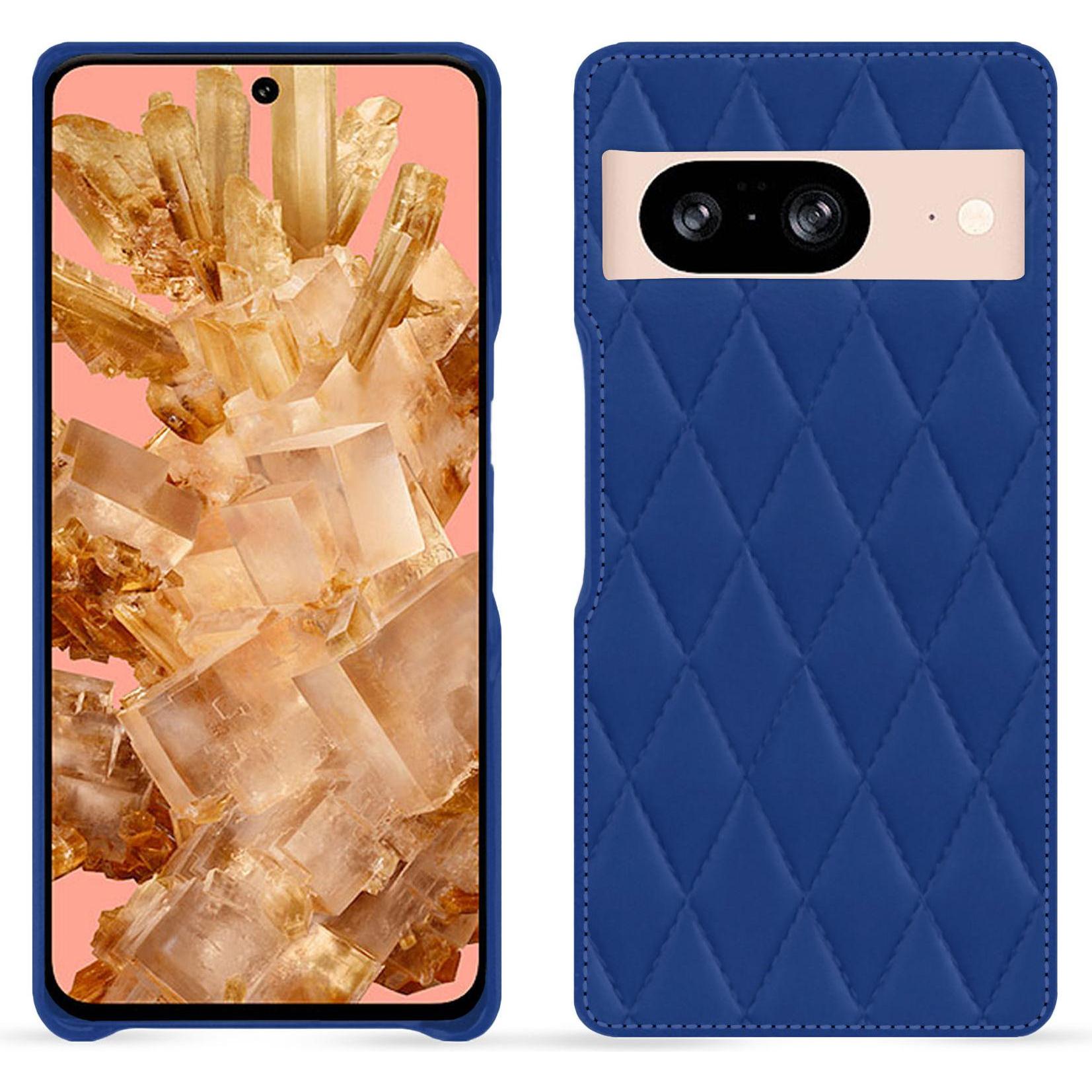 Noreve Lederschutzhülle (Google Pixel 8), Smartphone Hülle, Blau