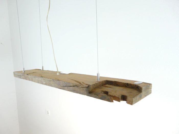 Produktbild Ebnat rustikale LED Lampe Hängeleuchte antik Balken, 109cm (3000 lm)