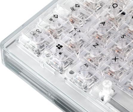 Actual product image Deltaco Gaming Gaming keyboard GAM-160-T-CH White, keyboard layout (CH, Cable)