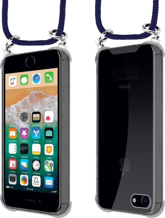 Produktbild Cadorabo TPU Handy Kette SILBER Cover