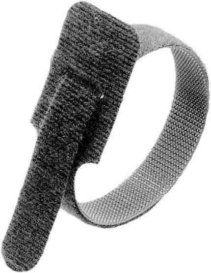 Produktbild ABB Velcro binder 19X330 mm Sort -20°C til 104°C - (10 stk.) (Klettkabelbinder, 330.20 mm, 1 Stk.)