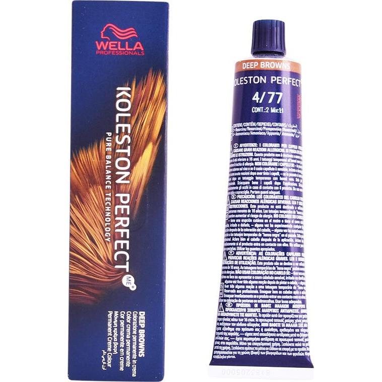 Wella, Haarfarbe, KOLESTON PERFECT ME+ DEEP BROWNS 4/77 60 ml (4, 77)