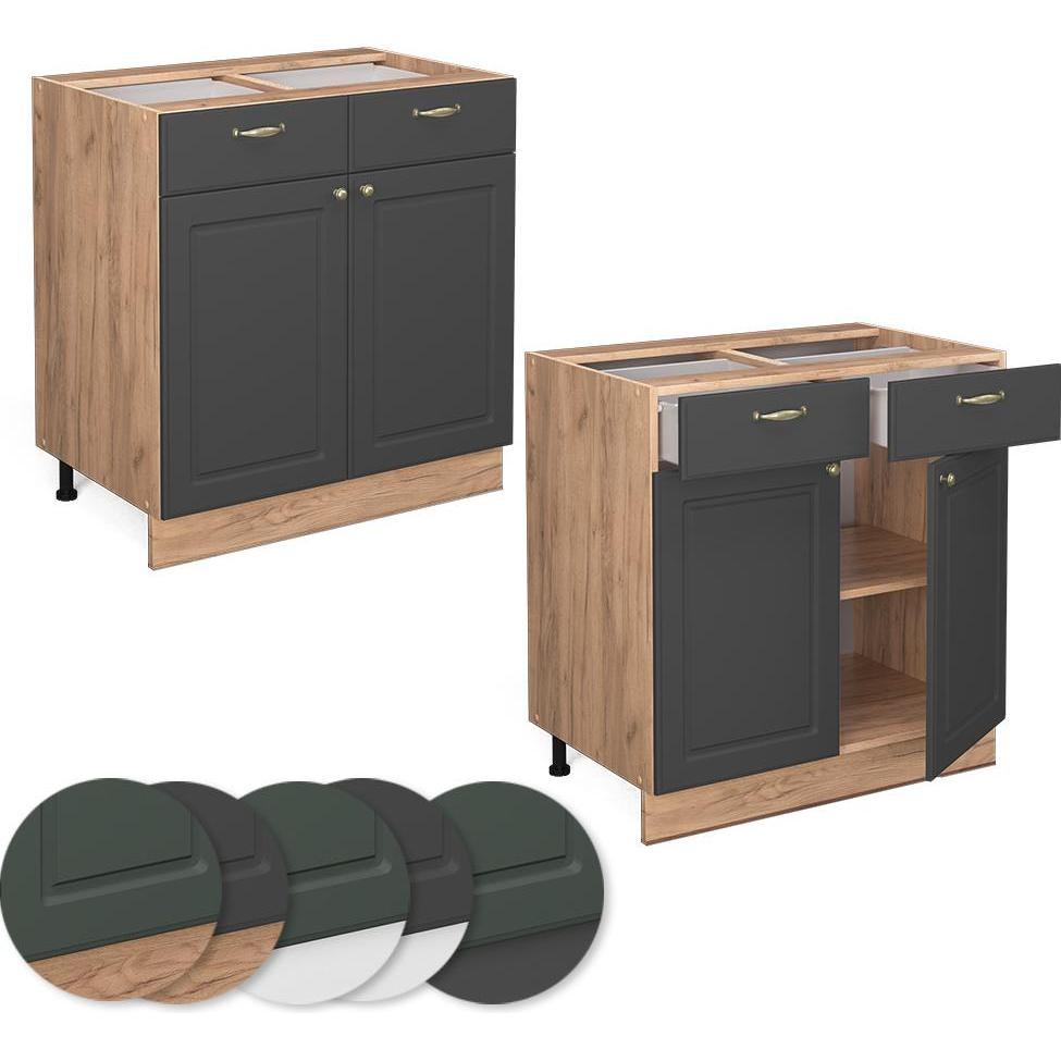 Vicco, Regal, Küchenunterschrank Fame-Line (80 x 51.5 x 81.5 cm)