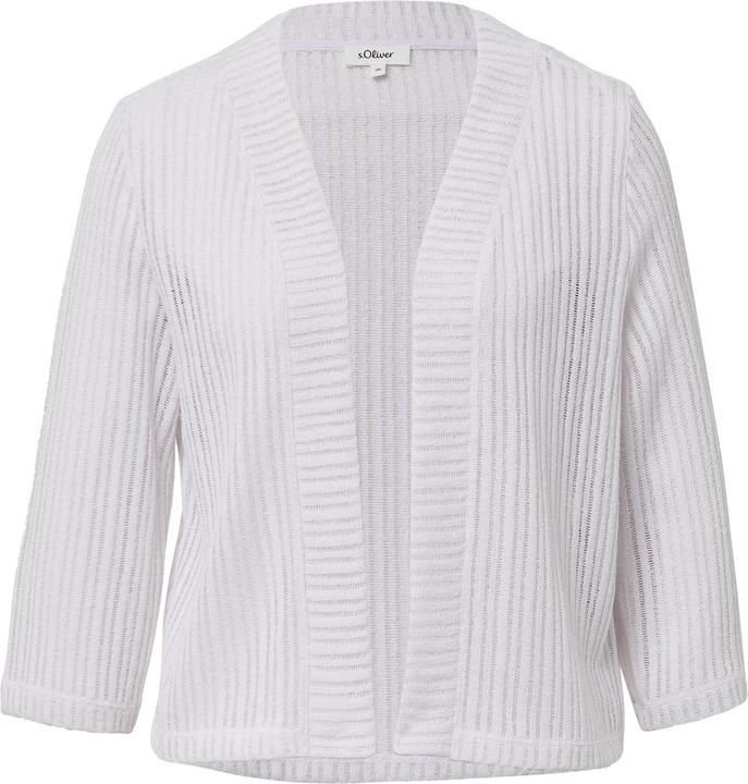 Immagine prodotto S.Oliver Indoor-Jacke Sommerlicher Cardigan im Relaxed Fit mit 3/4-Ärmeln (36)