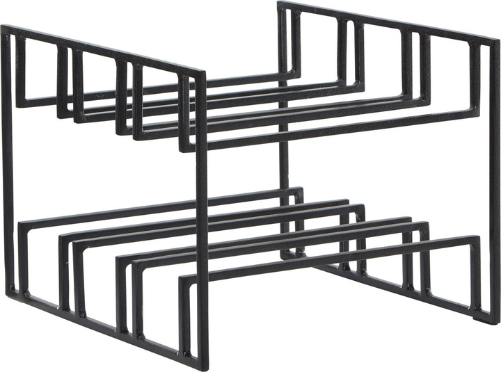 Produktbild FineBuy Weinflaschenhalter FB82257 Metall Schwarz