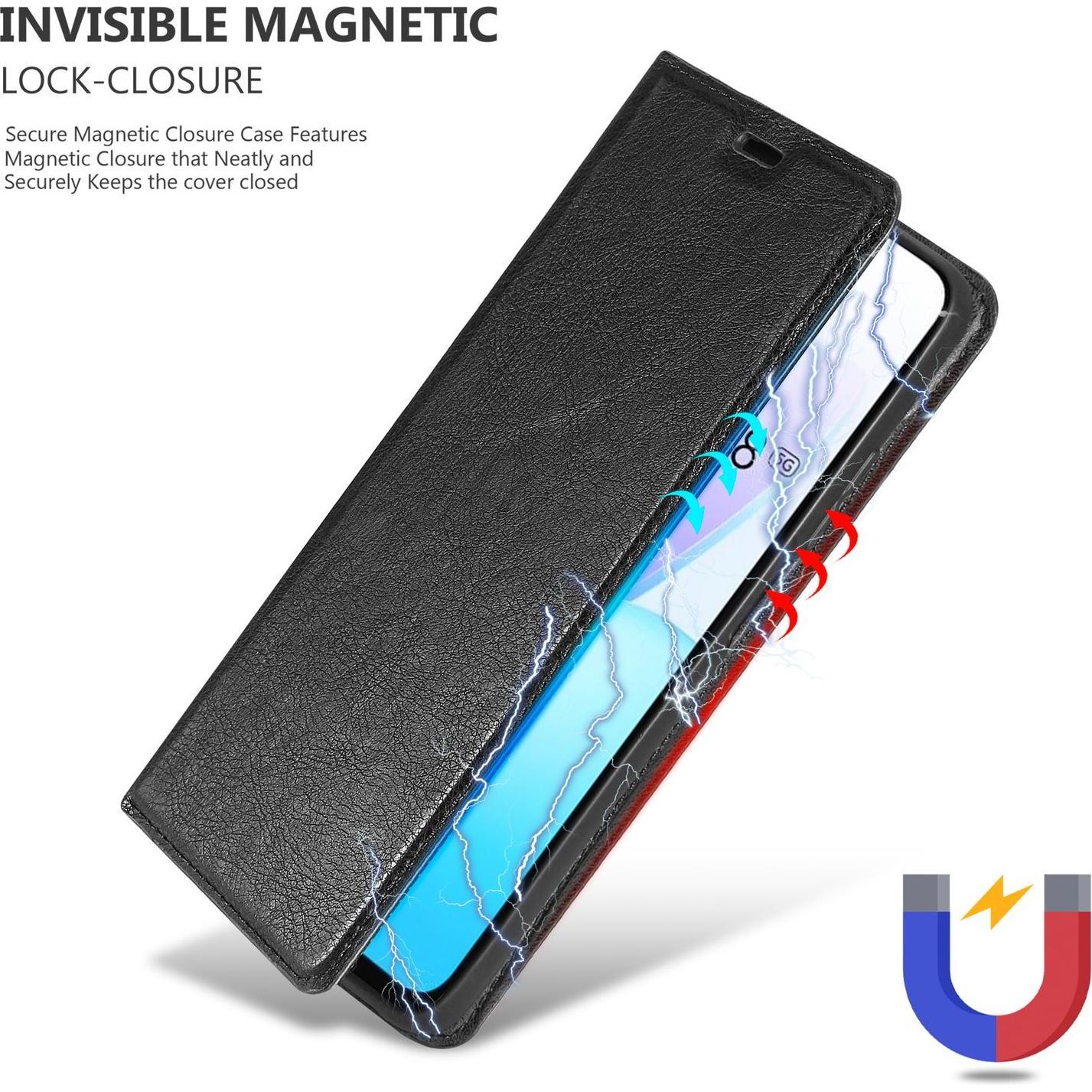 Thumbnail - Cadorabo Invisible Book Hülle für Honor X8 5G mit Magnet (Honor X8), Smartphone Hülle, Schwarz