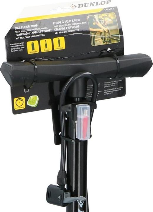 Actual product image Dunlop Floor pump with pressure indicator