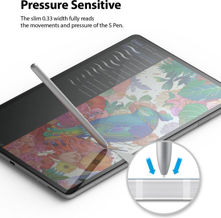 Produktbild Ringke Galaxy Tab S7 Screen Protector Invisible Defender Tempered Glass Transparent (Samsung Galaxy Tab S7)