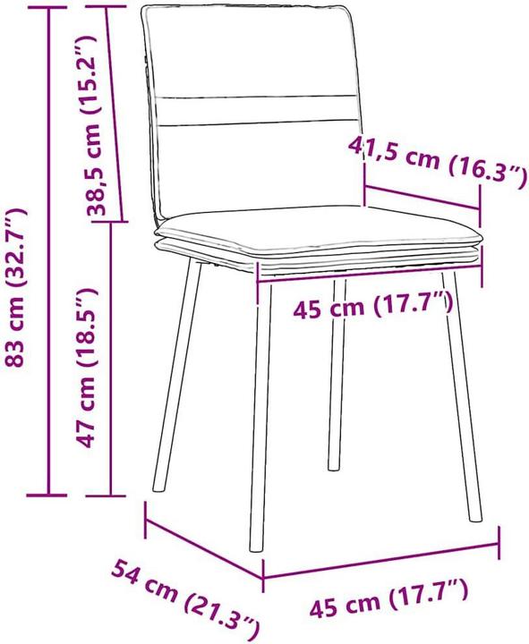 Image du produit vidaXL Esszimmerstuhl