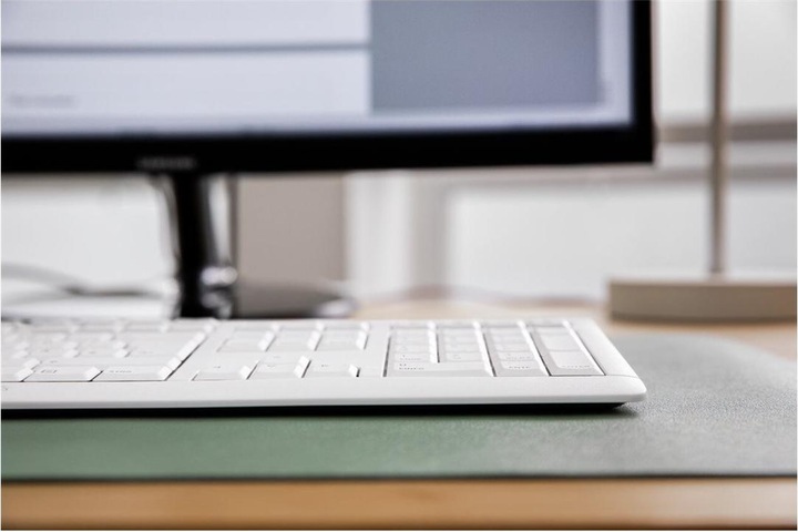 Produktbild CHERRY Desktop STREAM COMFORT Wireless (DE) white (DE, Kabellos)