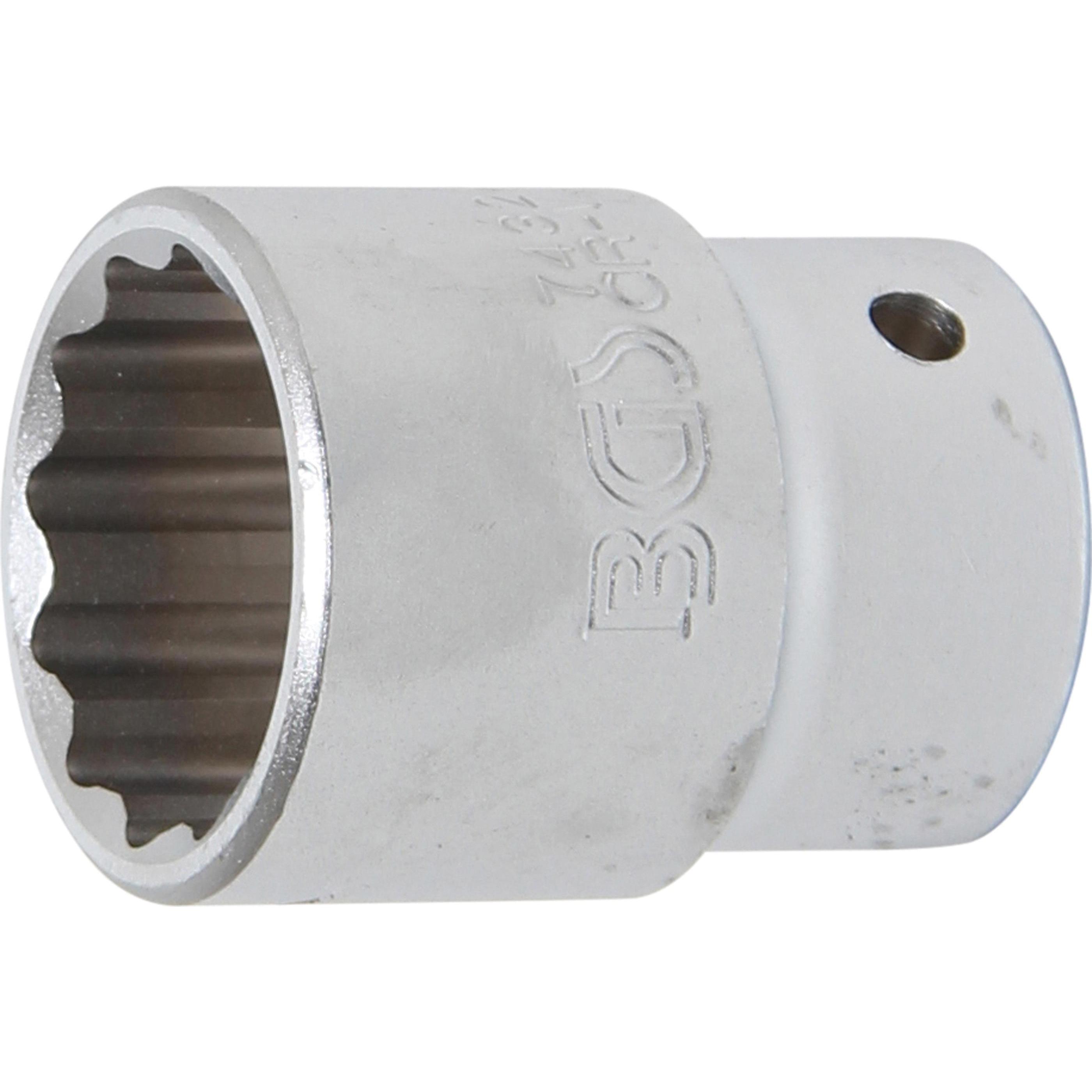 BGS, Steckschlüssel + Stecknuss, Steckschlüssel-Einsatz Zwölfkant Antrieb Innenvierkant 20 mm (3/4") SW 32 mm (32 mm)