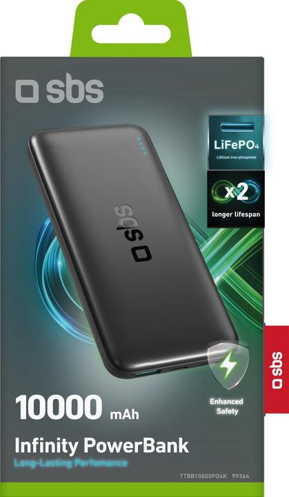 Image du produit SBS Powerbank (10000 mAh, 10 W)