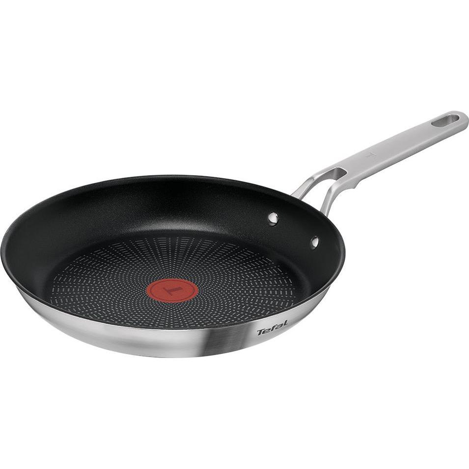 Tefal Extreme Frying Pan, 28 cm, stainless steel, Padella + Pentola, Argento