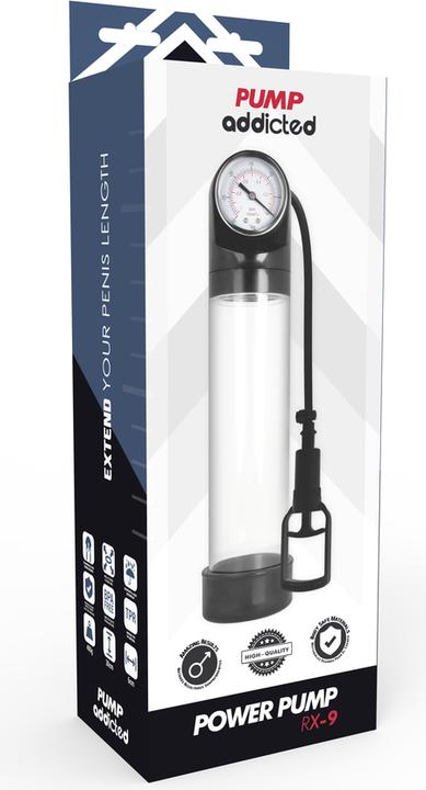 Actual product image Pump Addicted Rx9 Transparent