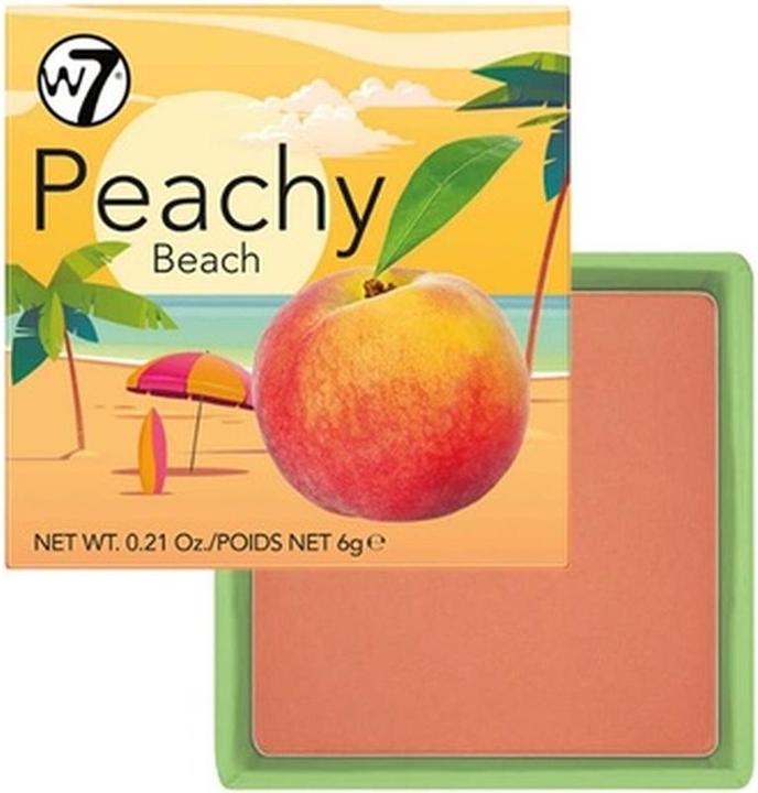 W7 Peachy Beach Blush Orange Blush 6g (Korallenrot)