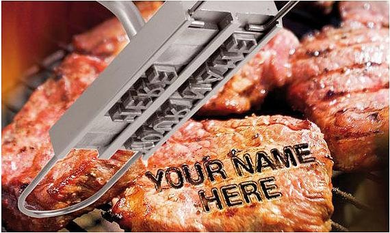 Produktbild Infactory 2er-Set BBQ Brandeisen mit wechselbaren Buchstaben
