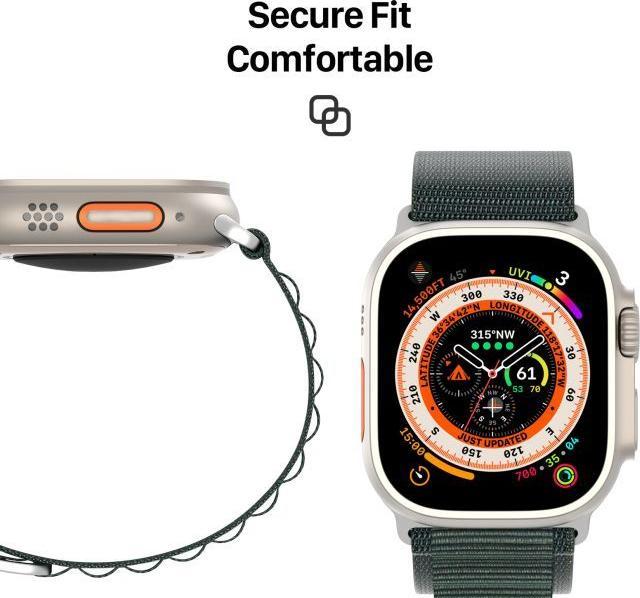 Produktbild Dux Ducis Apple Watch 8 / 7 / 6 / SE / 5 / 4 / 3 / 2 / 1 (41, 40, 38 mm) Armband GS-Version Sportarm (38 mm, 40 mm, 41 mm, Nylon)
