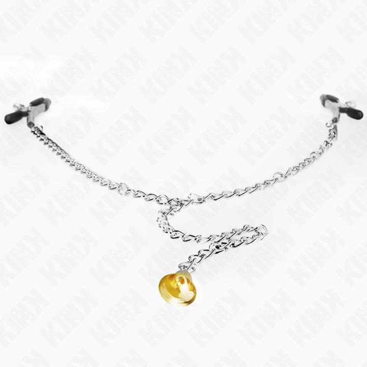 Image du produit Kink Chaîne De Pinces à Mamelons Avec Crochet En Corne 30 cm