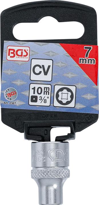 Actual product image BGS Socket, Super Lock 10 mm (3/8") Drive 7 mm (7 mm)