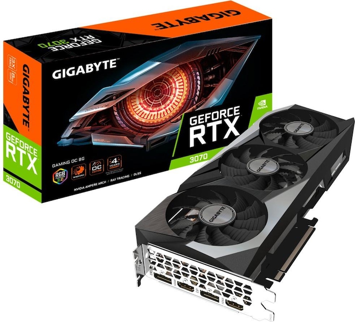 Image du produit Gigabyte GeForce RTX 3070 Gaming OC 8G LHR (8 Go)
