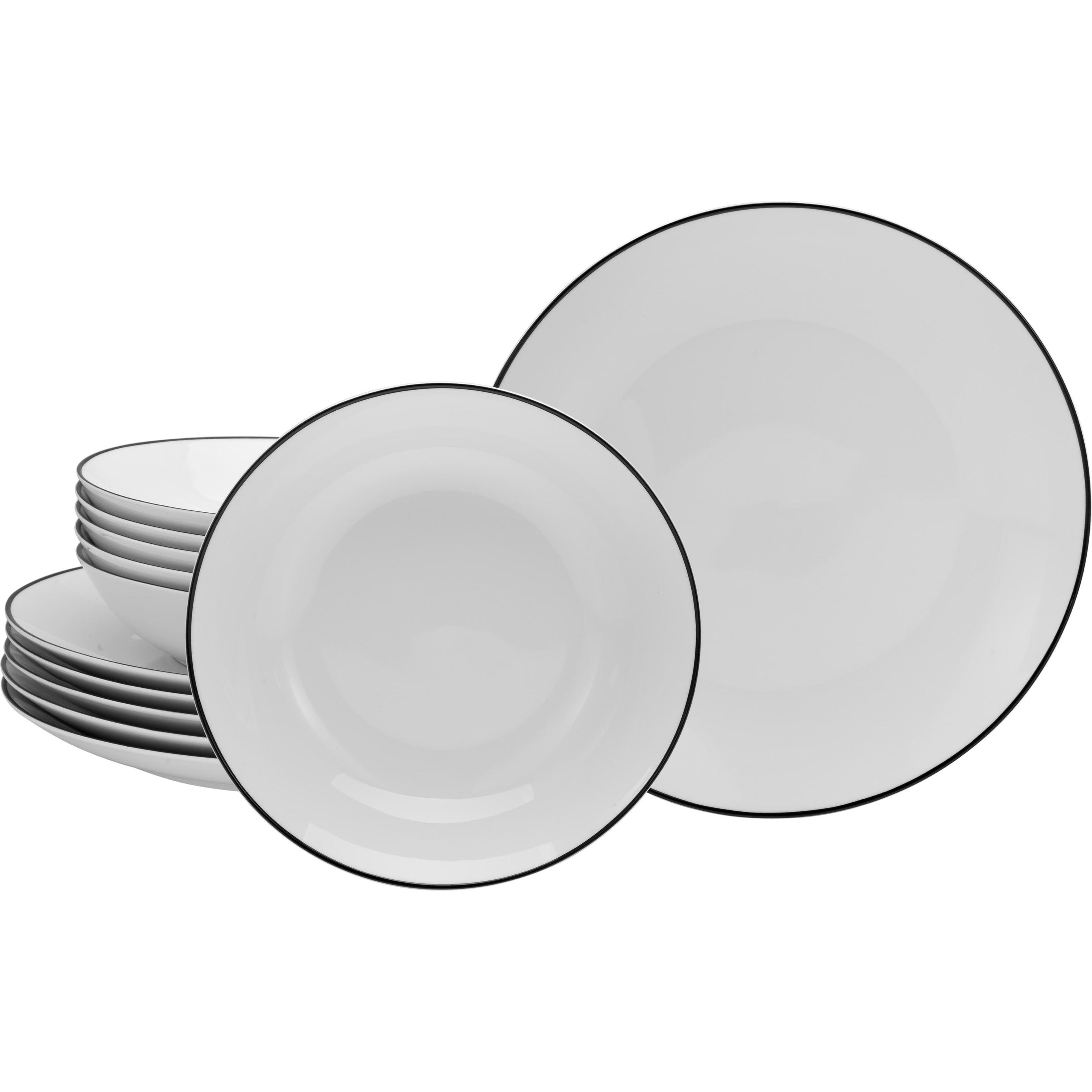 CreaTable, Geschirrset, Luna (12 Stück)