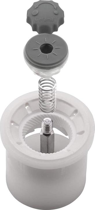 Produktbild WMF Gewürzmühle Salzmühle Pfeffermühle Ceramill Nature Holz Glas Keramikmahlwerk (Pfeffer, Salz)