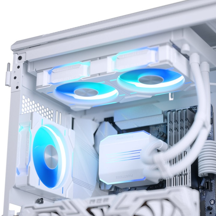 Actual product image Phanteks Glacier One 240D30 DRGB AIO Water Cooling - White