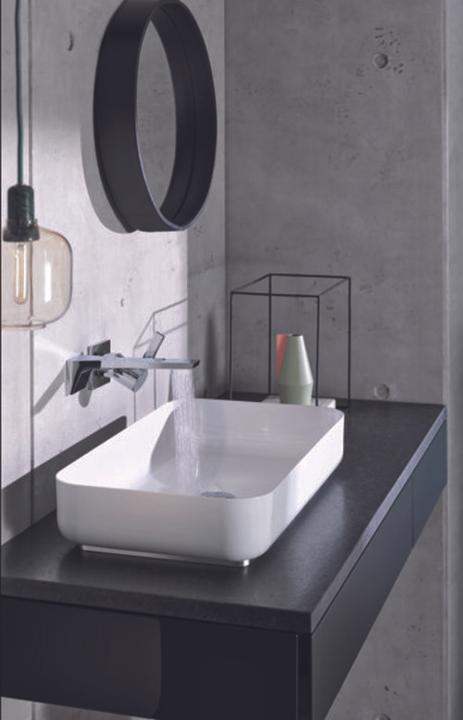 Produktbild Alape Schalenbecken SB.SR650, rechteckig B: 599mm H: 118mm T: 349mm, 3507500000, weiss (349 mm, 599 mm)