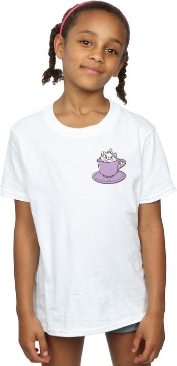 Produktbild Disney Aristocats Marie In Cup Breast Print TShirt Mädchen (140, 146)