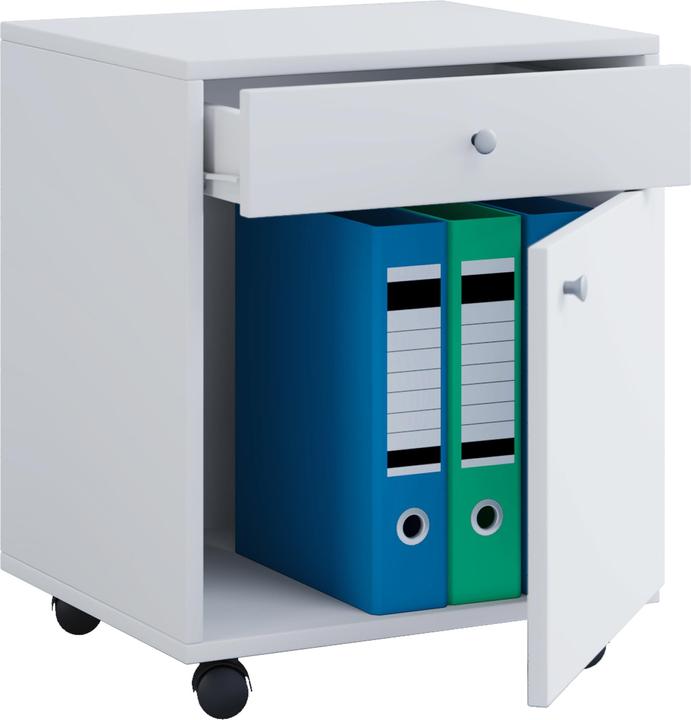 Image du produit VCM Armoire de bureau en bois Caisson roulant Masola avec tiroir (45 x 38 x 54 cm)