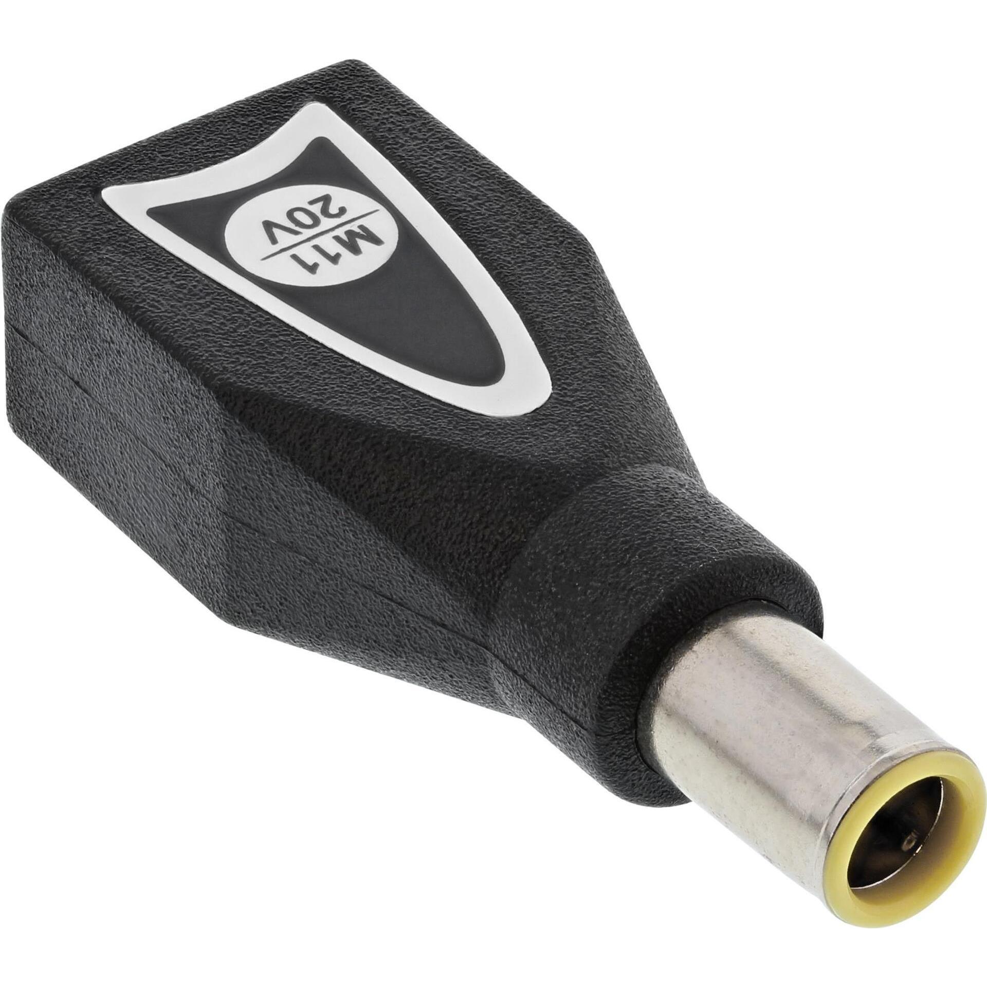 InLine Wechselstecker M11 (120 W), Notebook Netzteil, Schwarz
