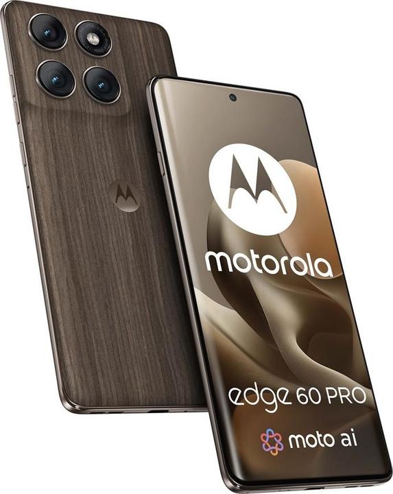 Immagine prodotto Motorola Edge 60 Pro 6.7 Dual SIM Android 15 USB Type-C 12 GB 512 GB 6000 mAh Braun (512 GB, Bronzo, Noce, 6.70", Doppia SIM, 5G)
